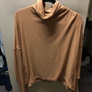 We the Free Burnt Orange Turtleneck